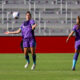 Morgan Gautrat and Angelina win the ball during the Orlando Pride's match against the Washington Spirit at Inter&Co Stadium in April.