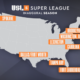 USL Super League 2024 teams map