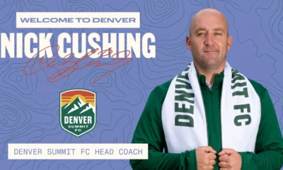 Image of Nick Cushing in Denver Summit FC scarf